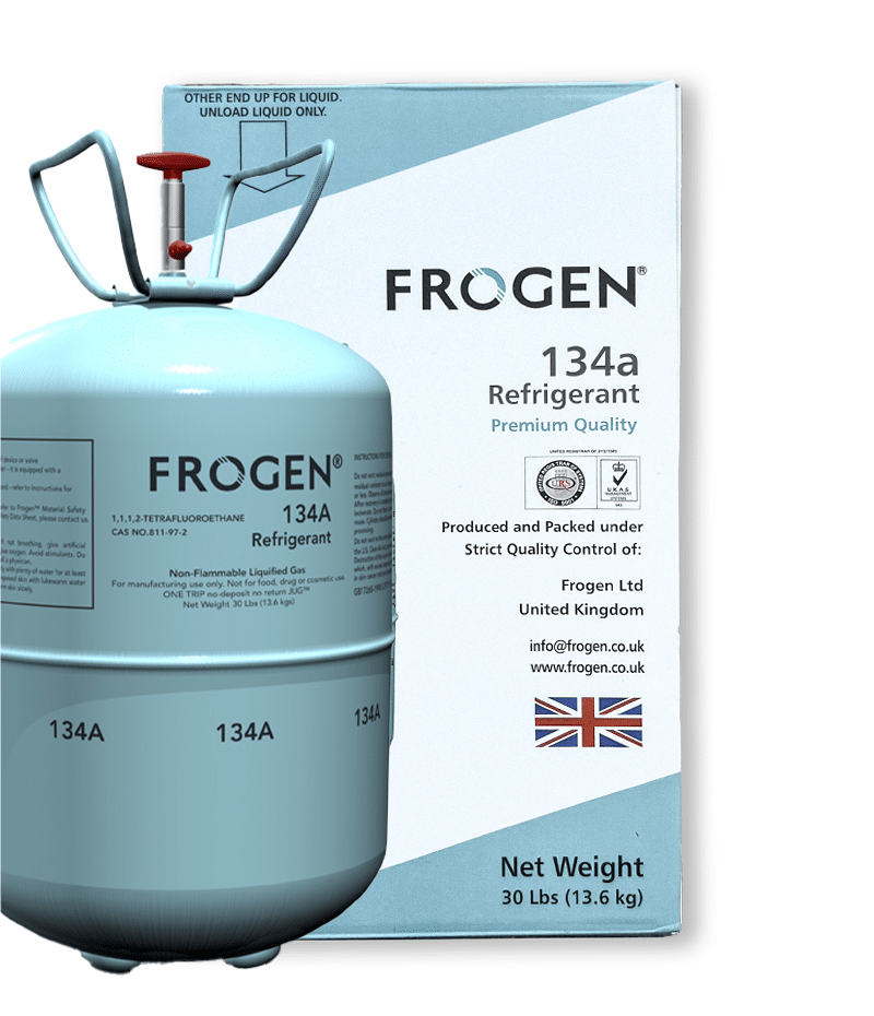 Frogen® R-134a Refrigerant Gas – Eco-Friendly R-12 Replacement for Automotive, Commercial & Industrial Cooling